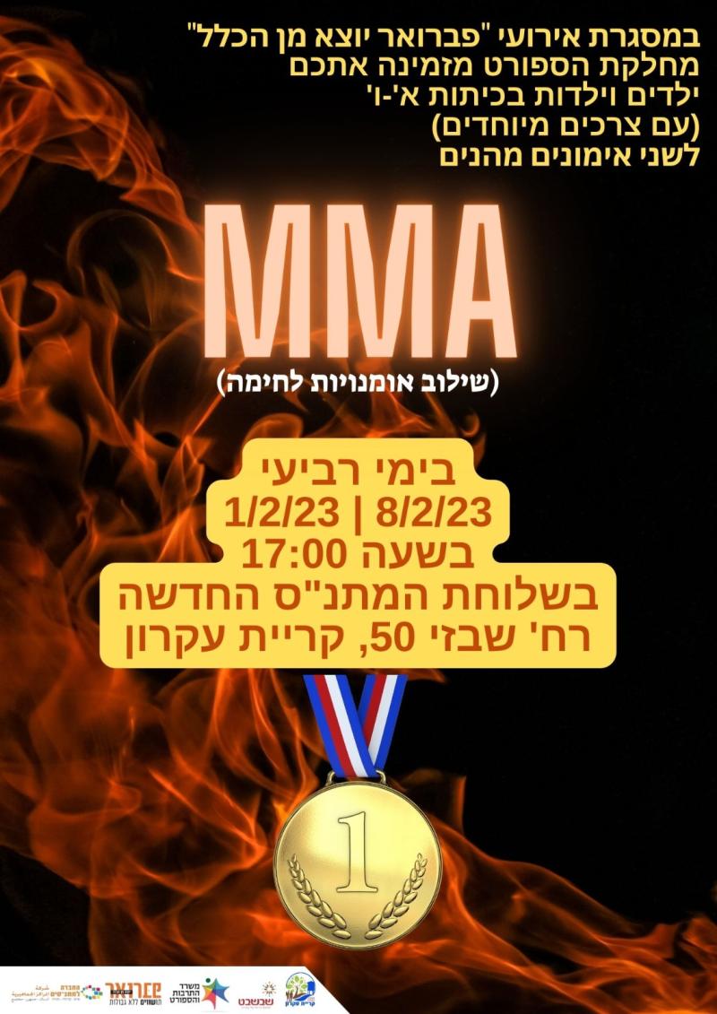 שני אימונים מהנים  MMA (שילוב אומנויות לחימה)
